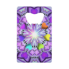 紫W2 クレジットカード栓抜き