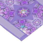 紫W2 ショートテーブルランナー (コーナー)