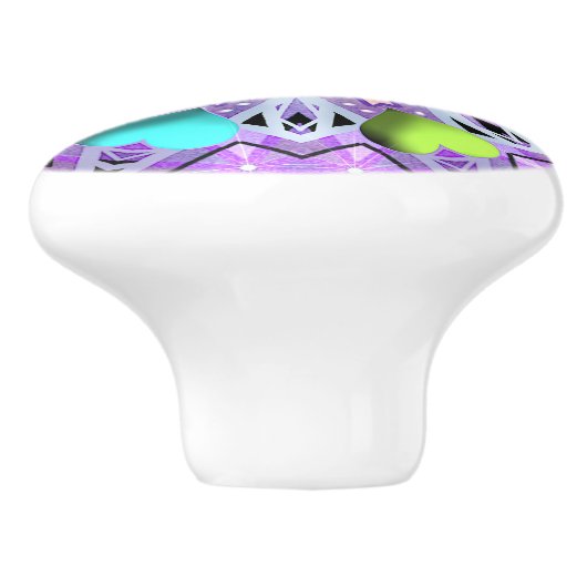 紫W2 セラミックノブ (側面)