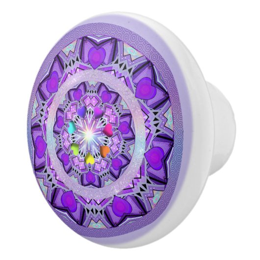 紫W2 セラミックノブ (右)