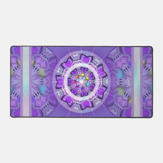 紫W2 デスクマット (正面)