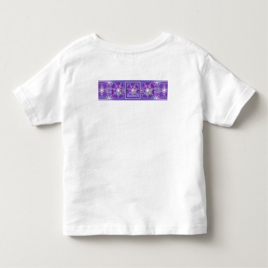 紫W2 トドラーTシャツ (裏面)