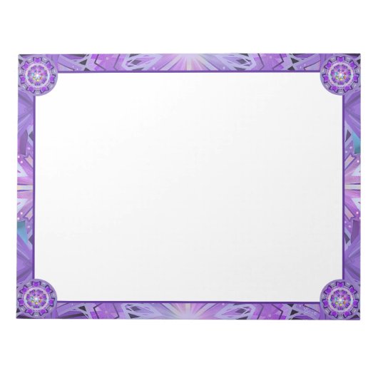 紫W2 ノートパッド (正面)