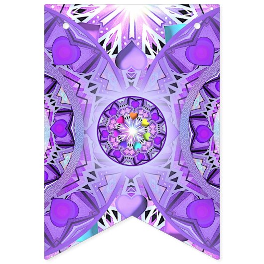 紫W2 バンティングフラッグ (第2の旗)