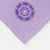 紫W2 フリースブランケット (角)