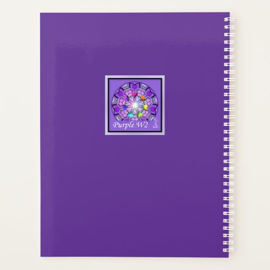 紫W2 プランナー手帳 (裏面)
