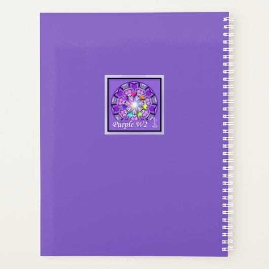 紫W2 プランナー手帳 (裏面)