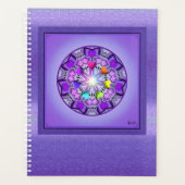 紫W2 プランナー手帳 (正面)