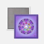 紫W2 マグネット (正面/裏面)