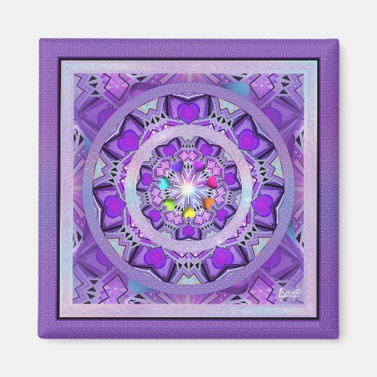 紫W2 マグネット (正面)