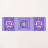 紫W2 ヨガマット (正面(横))