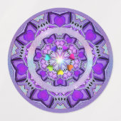 紫W2 ラベル (デザイン1)