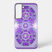 紫W2 SAMSUNG GALAXYケース (裏面)