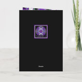 紫W3カー空白のド サンキューカード (裏面)