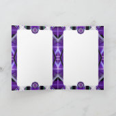 紫W3カー空白のド サンキューカード (内部)