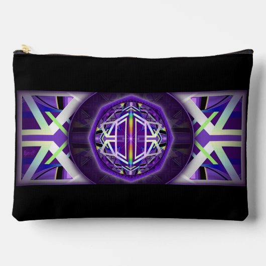 紫w3 アクセサリーポーチ (正面)