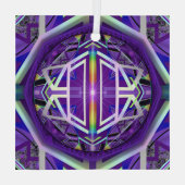 紫W3 ガラスオーナメント (裏面)