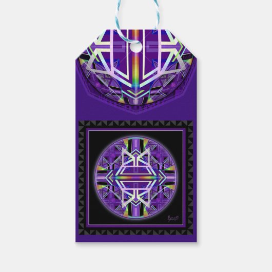 紫W3 ギフトタグ (正面)