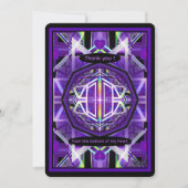 紫W3 サンキューカード (正面)