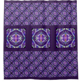 紫W3 シャワーカーテン