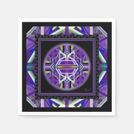 紫W3 スタンダードカクテルナプキン