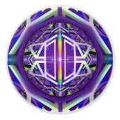 紫W3 セラミックノブ (正面)