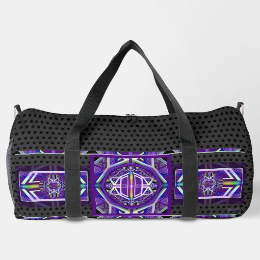 紫w3 ダッフルバッグ (裏面)