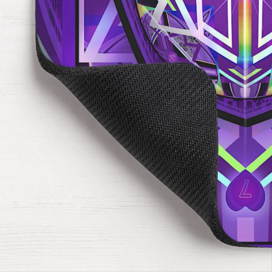 紫W3 マウスパッド (コーナー)