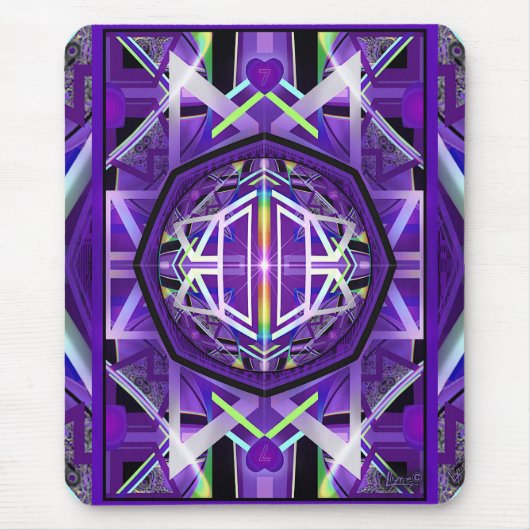 紫W3 マウスパッド (正面)