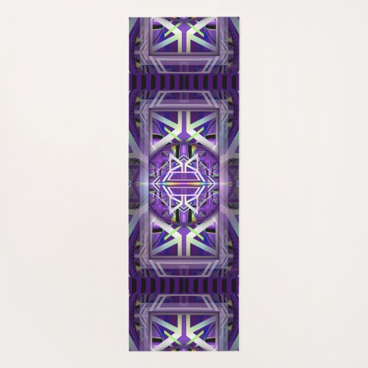 紫W3 ヨガマット (裏面)