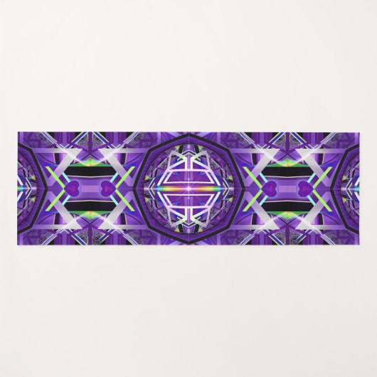 紫W3 ヨガマット (正面(横))