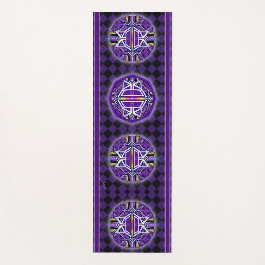 紫W3 ヨガマット (正面)