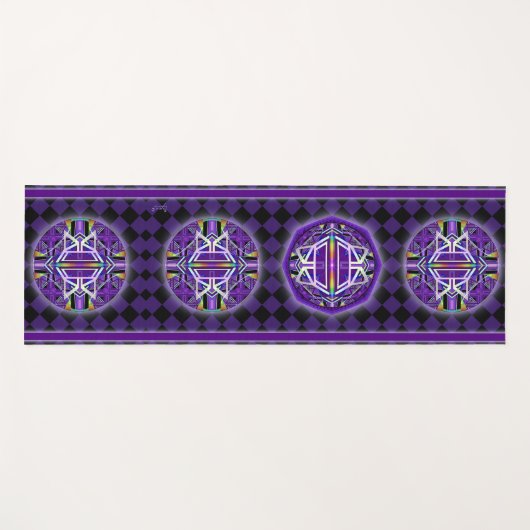 紫W3 ヨガマット (正面(横))