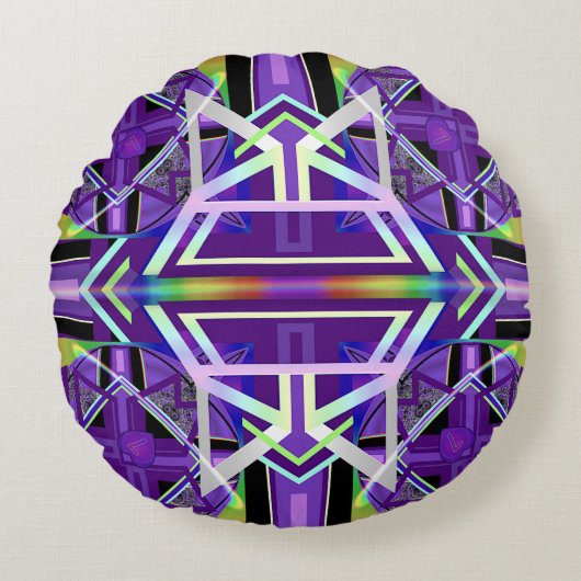 紫W3 ラウンドクッション (正面)