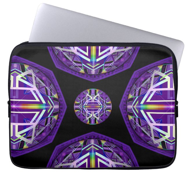 紫W3 ラップトップスリーブ (正面)