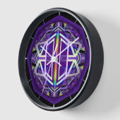 紫W3 壁時計 (傾斜)