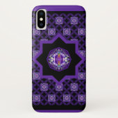 紫W3 Case-Mate iPhoneケース (裏面)