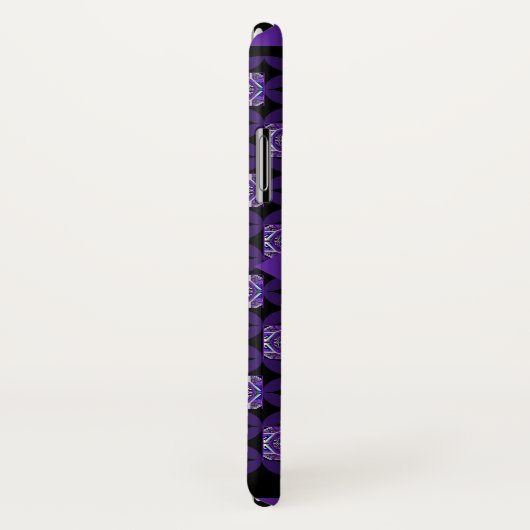 紫W3 Case-Mate iPhoneケース (裏面/右)