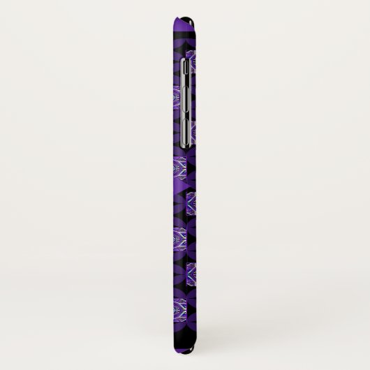 紫W3 Case-Mate iPhoneケース (裏面/左)