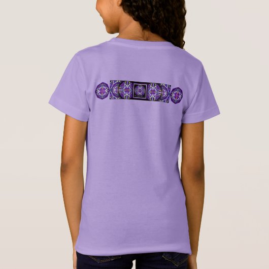 紫W3 Tシャツ (裏面)