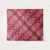 紫X 1974イカット7 タペストリー (正面(横))