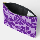 紫x 2のピンクビキニ模様 アクセサリーポーチ (見開き)