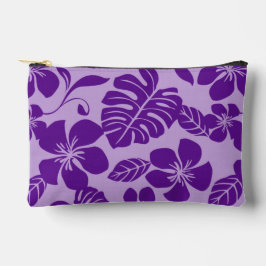 紫x 2のピンクビキニ模様 アクセサリーポーチ