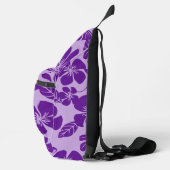 紫x 2のピンクビキニ模様 スリングバッグ (右)