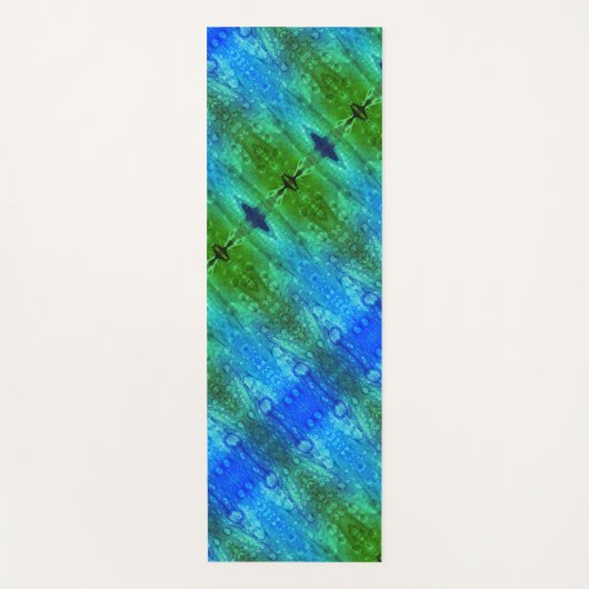 紫X GLイカット7 ヨガマット (正面)