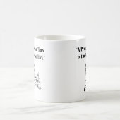 累進税は最も公平な税 コーヒーマグカップ (中央)