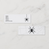 細いくも- スキニー名刺 (正面/裏面)