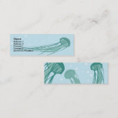 細いくらげ- スキニー名刺 (正面/裏面)