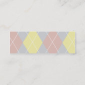 細いアーガイル- スキニー名刺 (裏面)