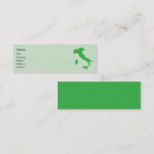 細いイタリア- スキニー名刺 (正面/裏面)